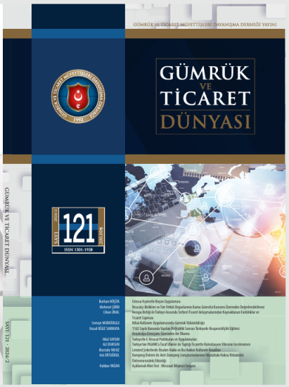 Gümrük ve Ticaret Dünyası Dergisi-Sayı:121